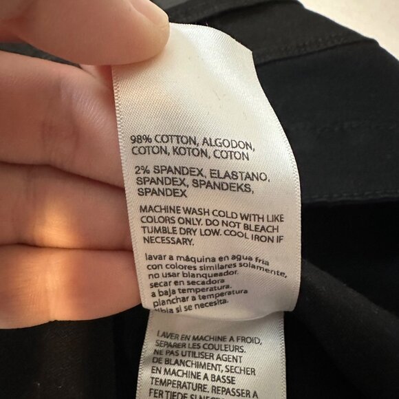 Fred by Fred Segal Womens Black Skinny Pants Size 28 Made in USA - Picture 9 of 12
